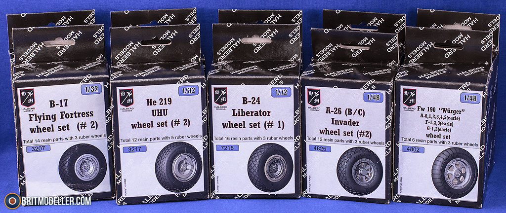 1/48 ResKit 48-0170 A-3 Skywarrior wheels set resin wheels