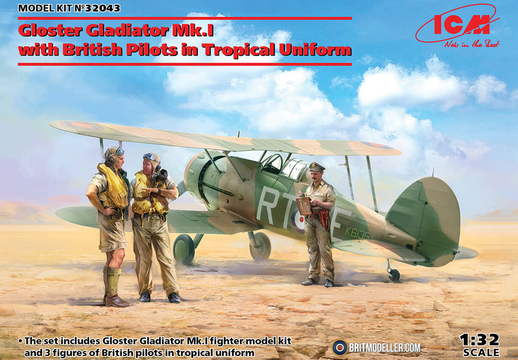 Gloster Gladiator Mk.I with British Pilots Tropical Uniform