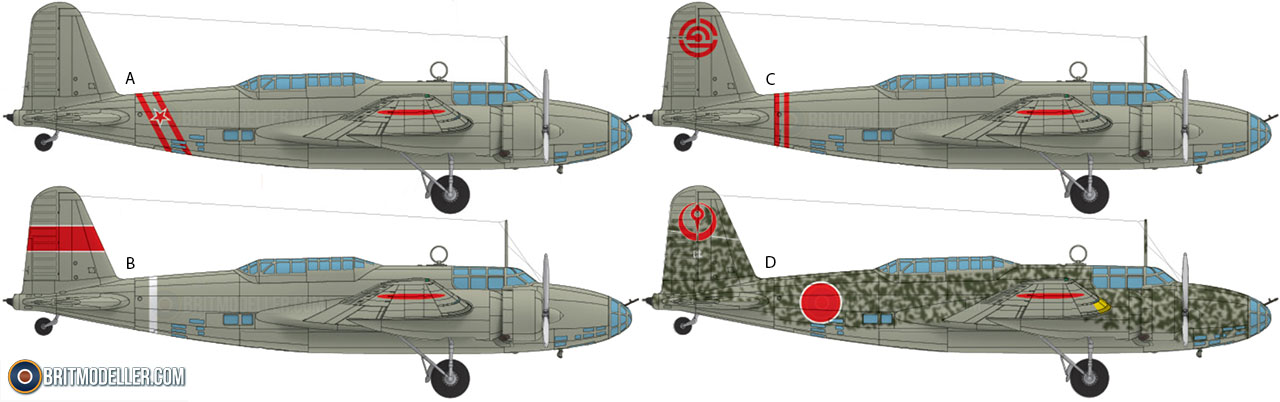 ICM 48195 Ki-21-Ib ‘Sally’ Japanese Heavy Bomber 1/48 model kit