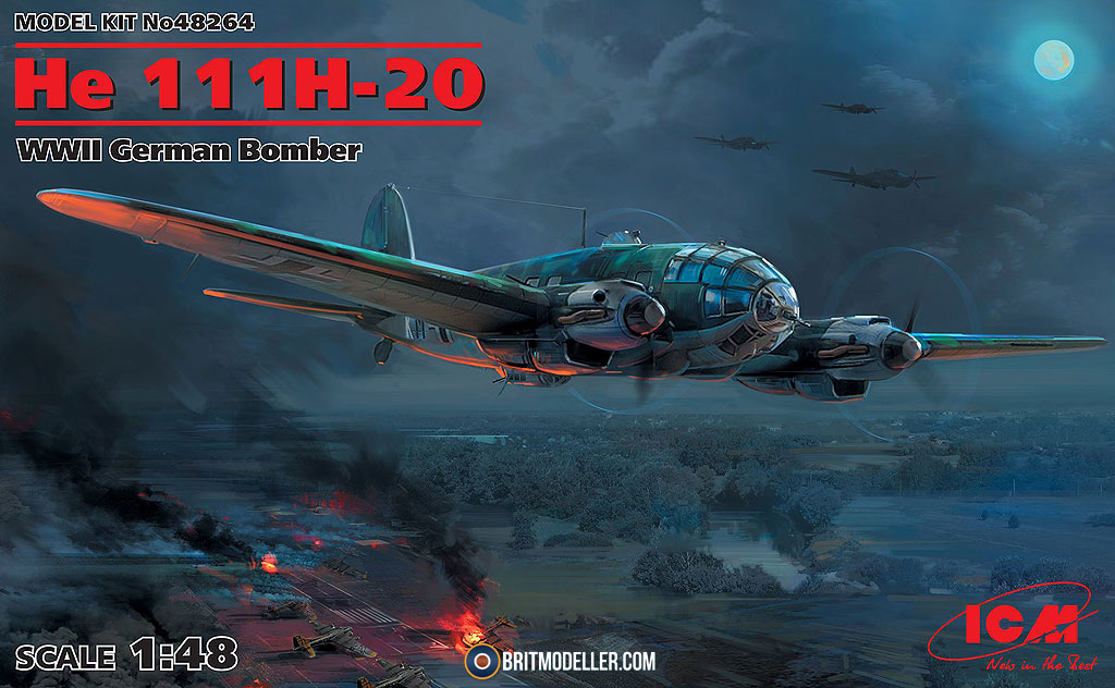 Amazon | ICM 1/48 ドイツハインケル He111H-8 バルーンケーブル