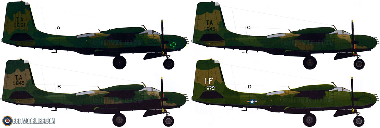 B-26K with USAF Pilots & Ground Personnel (48280) 1:48 B-26K with USAF Pilots & Ground Personnel (48280) 1:48