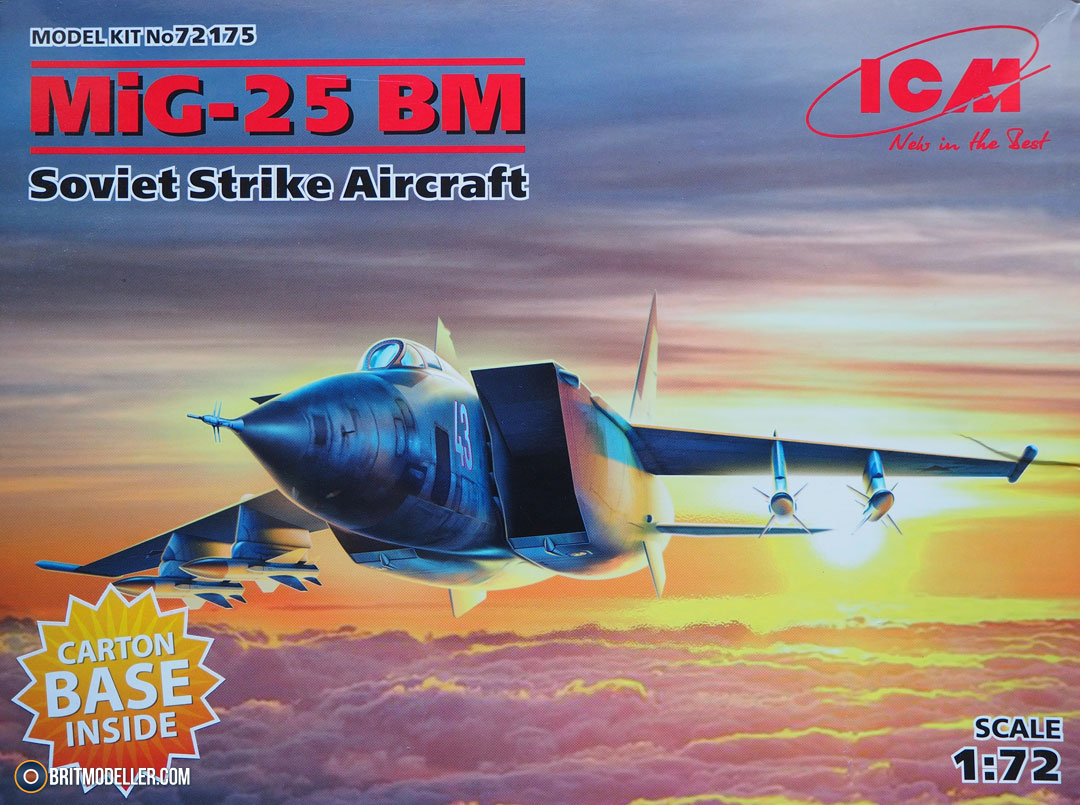 Microdisign 1/72 Soviet MiG-25 PE Detail set 072232 for ICM kit 