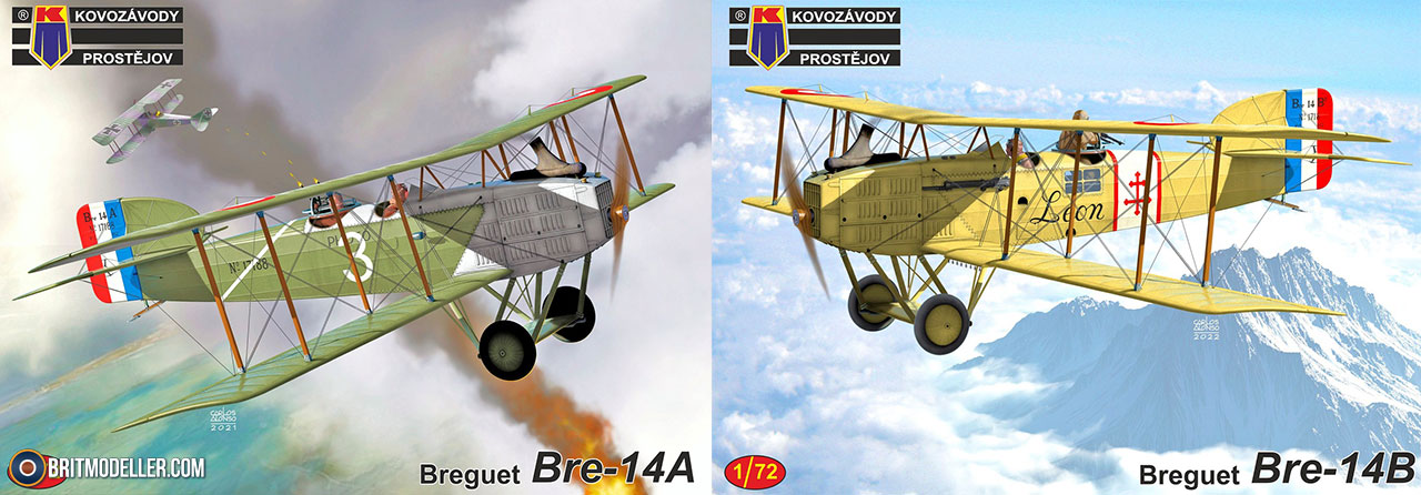 Breguet Bre-14A & B (KPM0321 & KPM0322) 1:72 - Kits