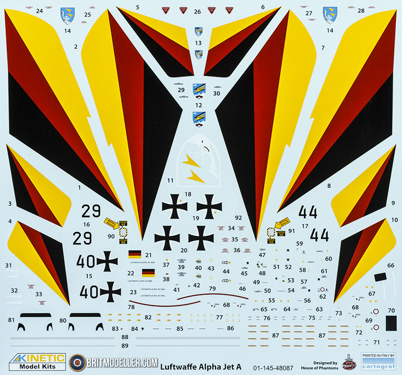 Luftwaffe Anniversary Alpha Jet A (K48087) 1:48 - Kits