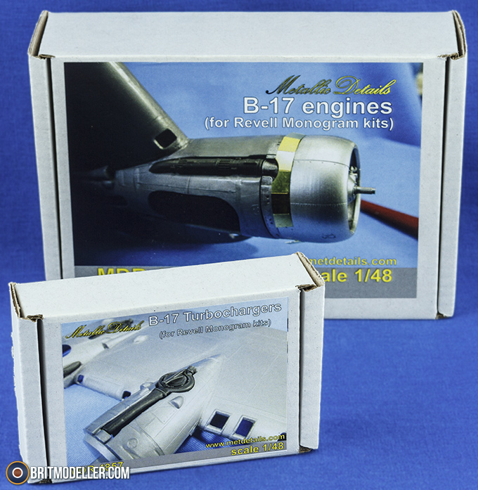 Details about   Metallic Details MDR4854-1/48 Boeing B-17 Engines for Revell Monogram kits 