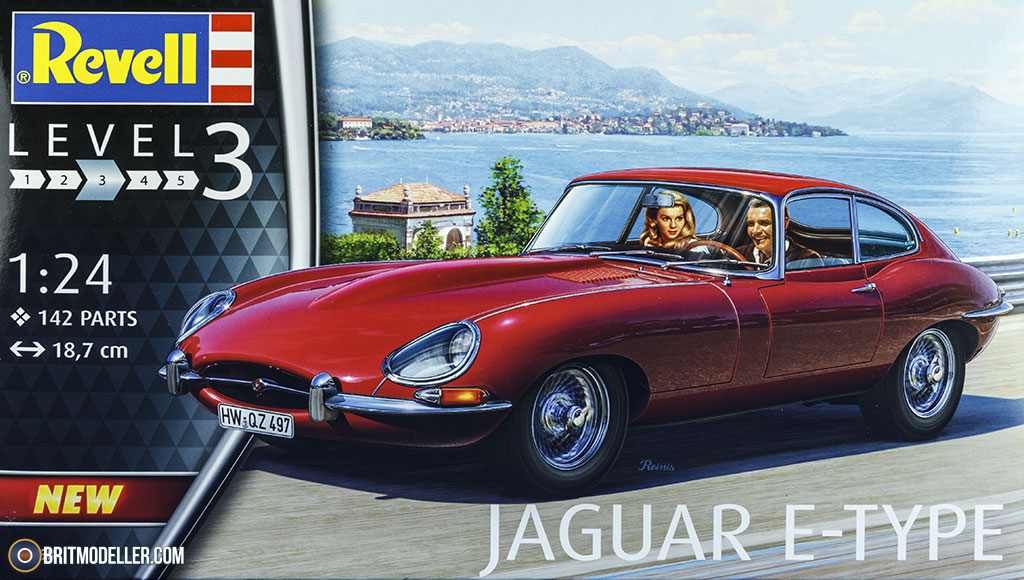 Jaguar E-Type Roadster w/paint & glue 1/24 Revell Germany