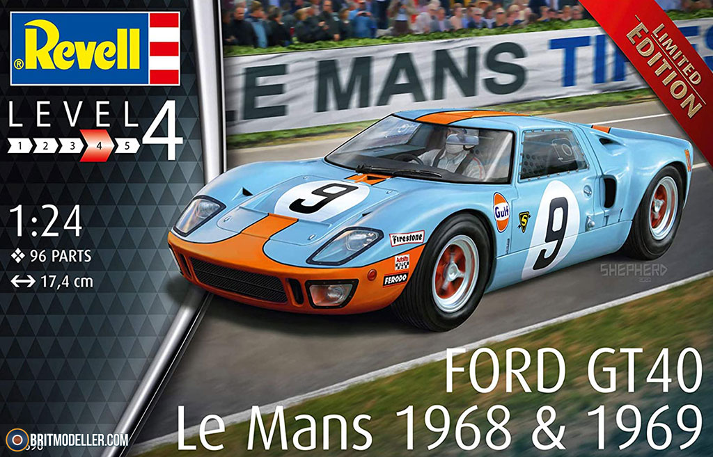 Ford GT40 Le Mans 1968 & 1969 (07696) 1:24 - Vehicle Reviews -  
