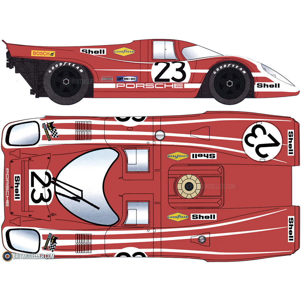 Porsche 917KH Le Mans Winner 1970 (07709) 1:24 - Vehicle Porsche 917KH Le Mans Winner 1970 (07709) 1:24 - Vehicle