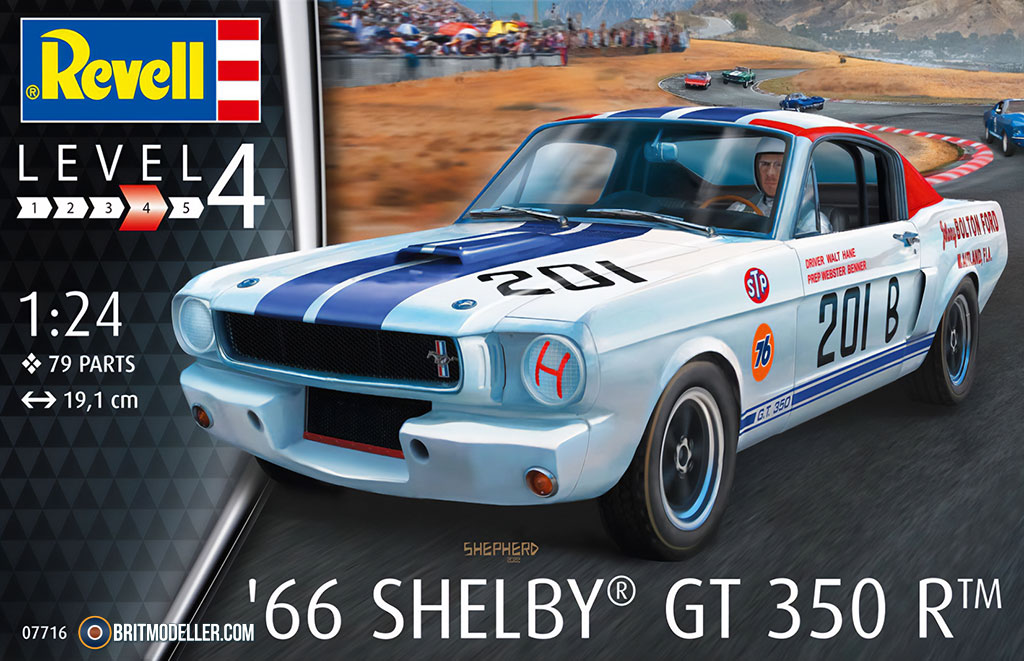自動車 Revell Shelby GT-350R 1/25 Amazon.com: REVELL German Level 07716 1966 Shelby GT 350R