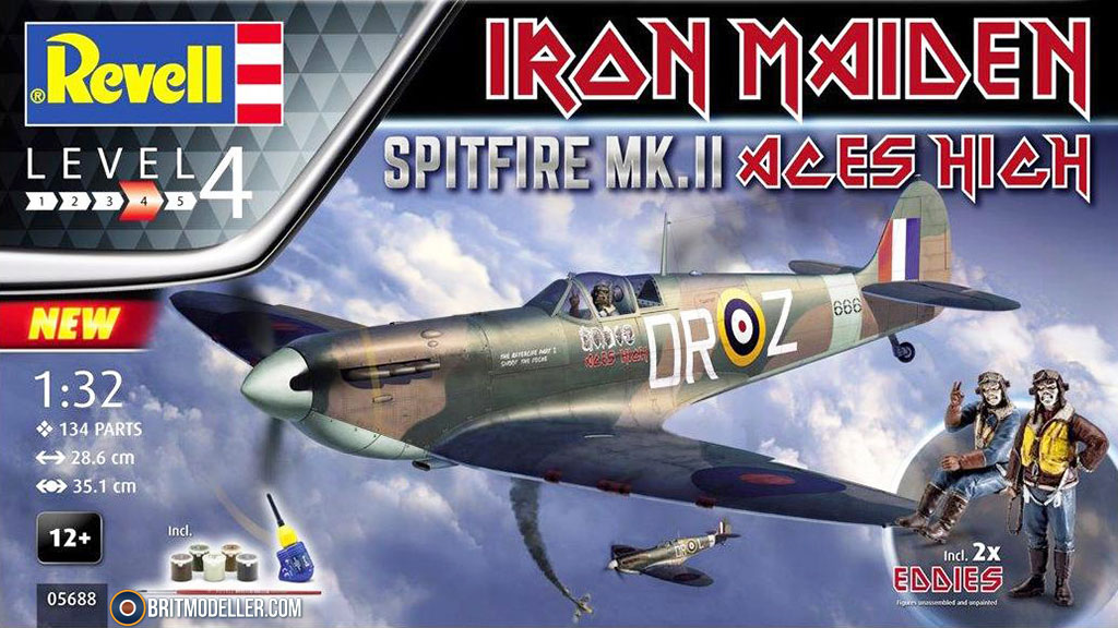 Iron Maiden Aces High Spitfire Mk.II (07047) - 1:32 Revell - Kits