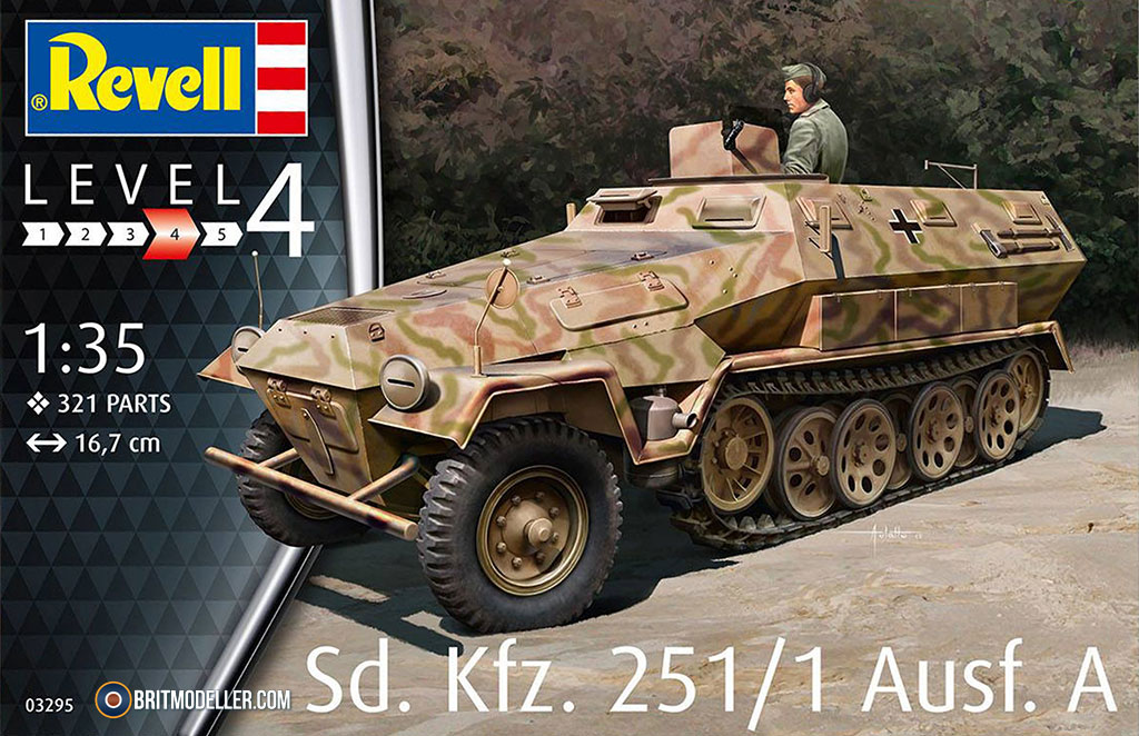 Sd Kfz 251 1 Ausf A 03295 1 35 Revell Kits Britmodeller Com