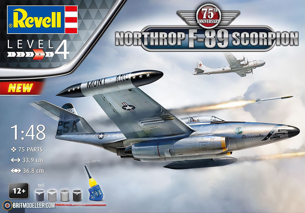 75th Anniversary Northrop F-89 Scorpion Gift Set (05650) 1 75th Anniversary Northrop F-89 Scorpion Gift Set (05650) 1