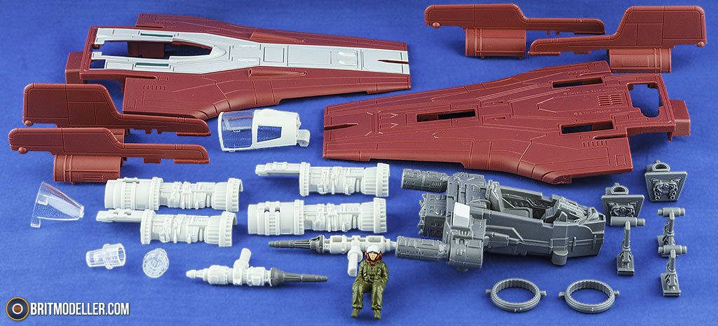 red Revell 06770 Resistance A-wing Fighter red Revell 06770 Resistance A-wing Fighter