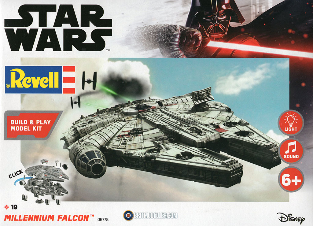 Millennium Falcon (06777) - 1:164 Play Build Space & Reviews & Real Sci-fi - Revell