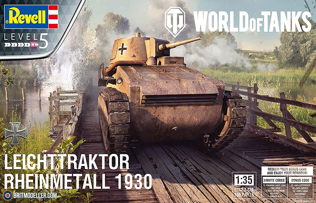 World of Tanks Leichttraktor Rheinmetall 1930 (03506) 1:35