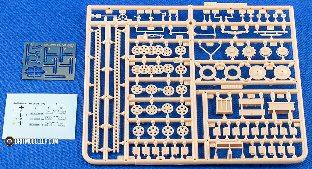 A Armored Personnel Carrier  #SA72019 Details about   Special Armour 1/72 Sdkfz 250/1 Ausf 