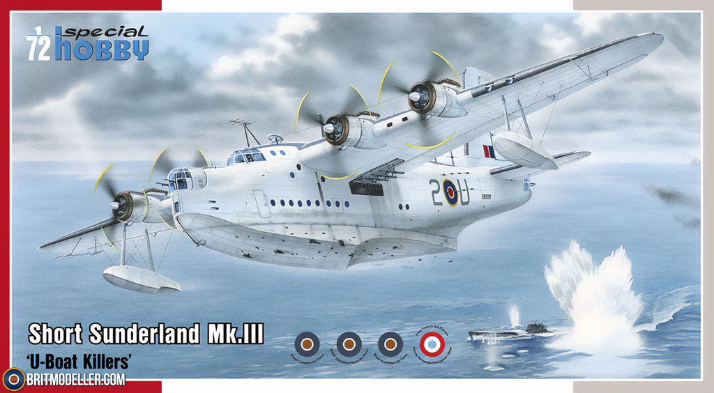 Short Sunderland Mk.III U-Boat Hunters (SH72304) 1:72 - Kits