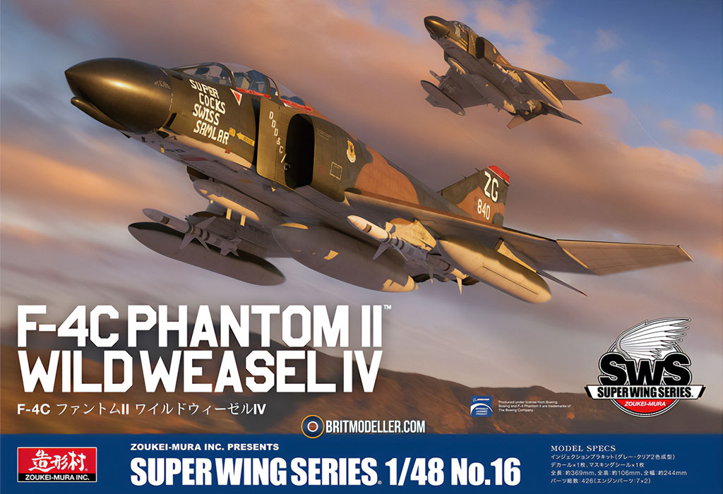 ワイルドウィーゼル　MPB F-4C Phantom II Wild Weasel IV (SWS No.16) 1:48 - Kits