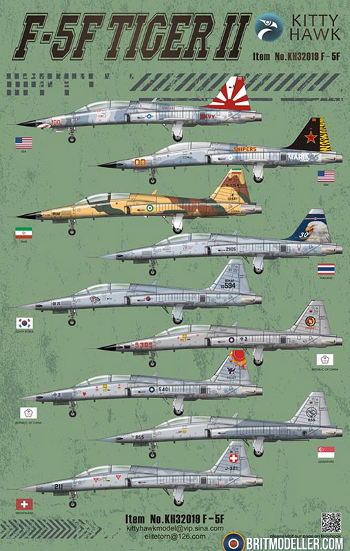 F-5F tiger II (KH32019) - 1:32 Kitty Hawk - Kits F-5F tiger II (KH32019) - 1:32 Kitty Hawk - Kits